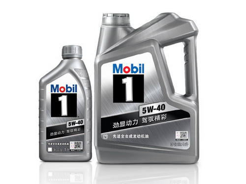 Mobil 美孚1号 汽车润滑油 5w-40 4L+1L API SN级 发动机油5L组合